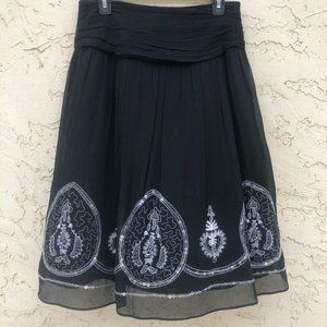 NYGARD collection 100% silk embroidered Skirt